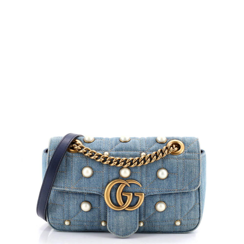 Gucci Small GG Marmont Flap Bag